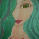 She...- Original Painting With Acrylics And..